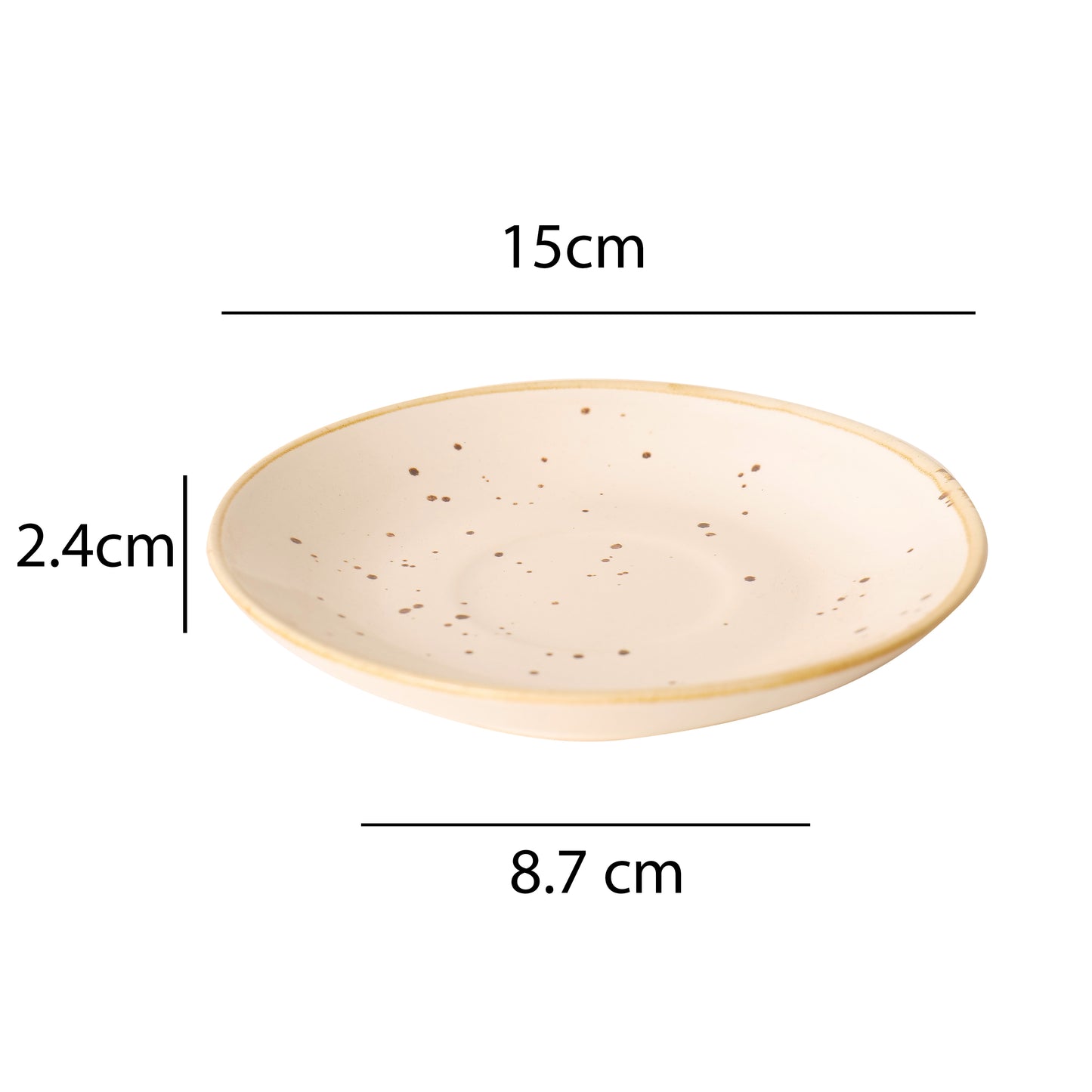 Yuki Speckled Side Plate - Set of 2