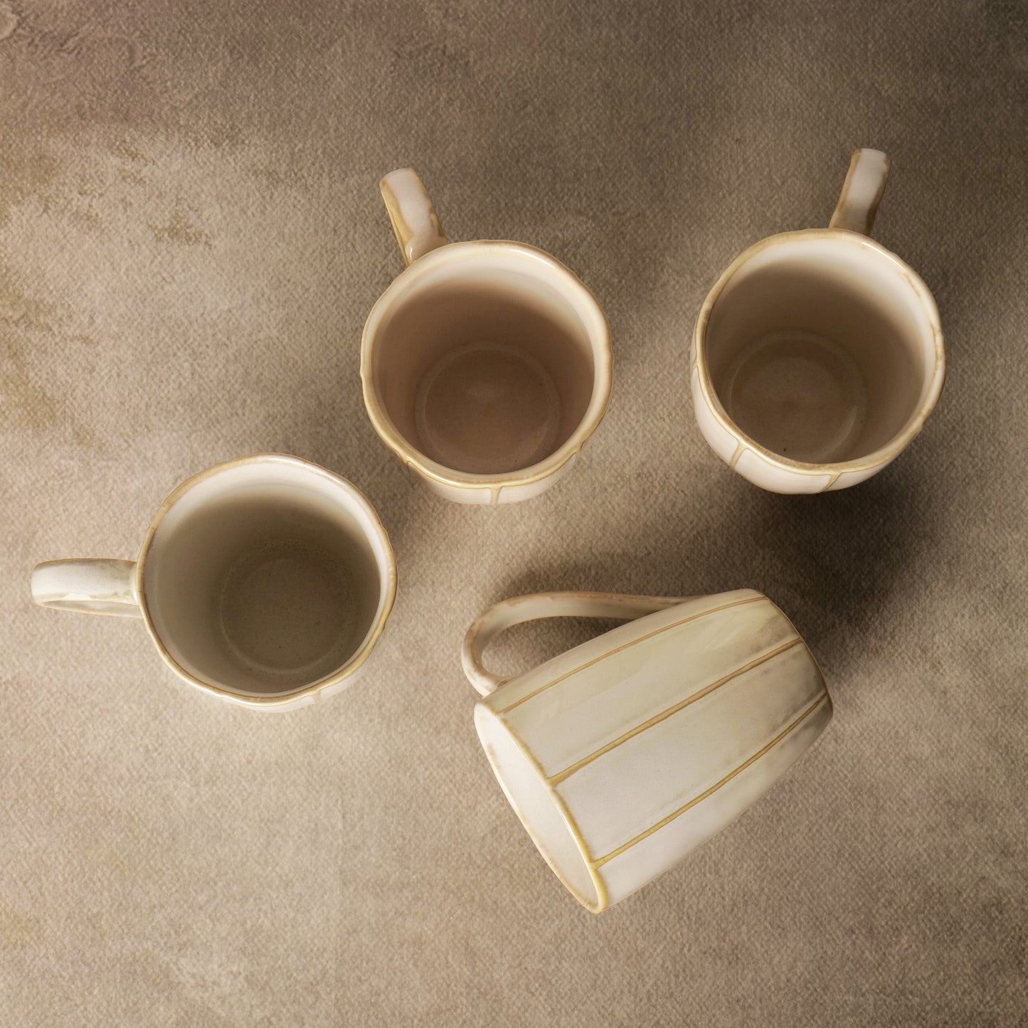 Noa Ivory Mugs – Set of 4