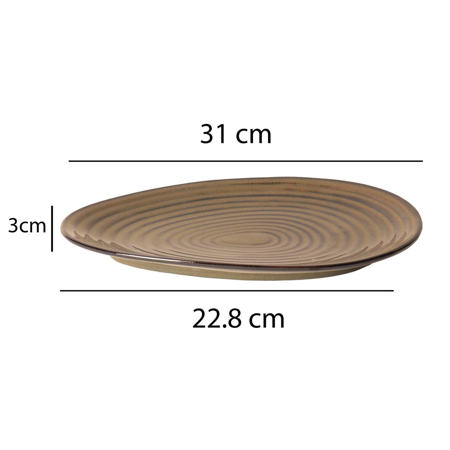 Aaru Rippled Platter