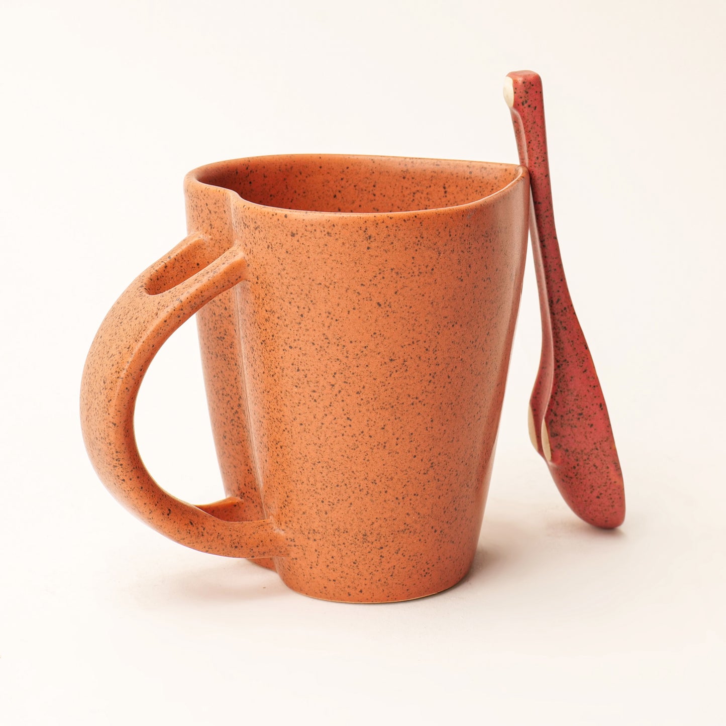 Mittiya Heart Mug – with Handcrafted Spoon