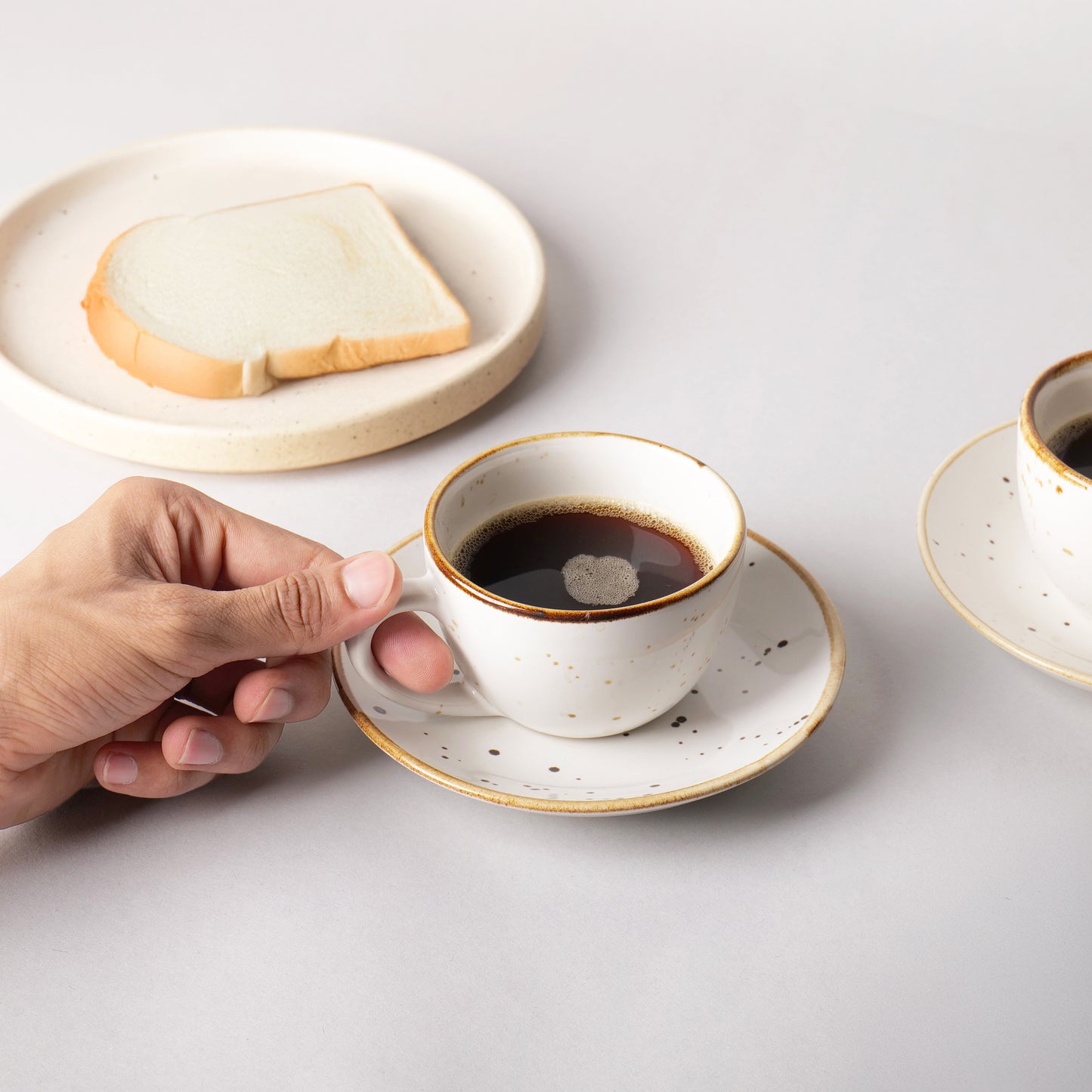 Yuki Speckled Side Plate - Set of 2