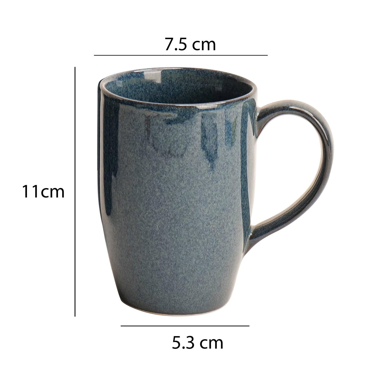 Vana Indigo Mugs – Set of 4