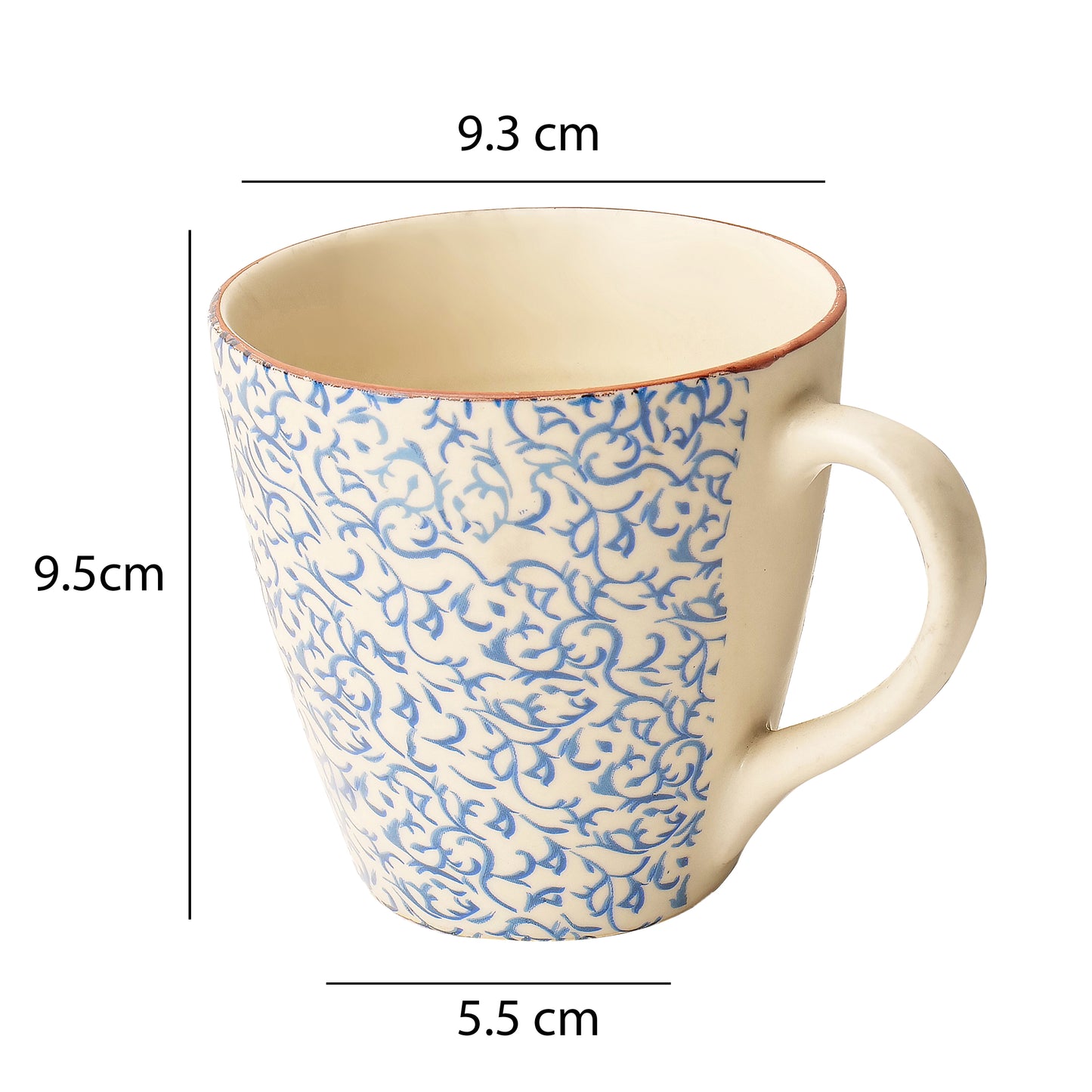 Noor Blue Mugs – Set of 2