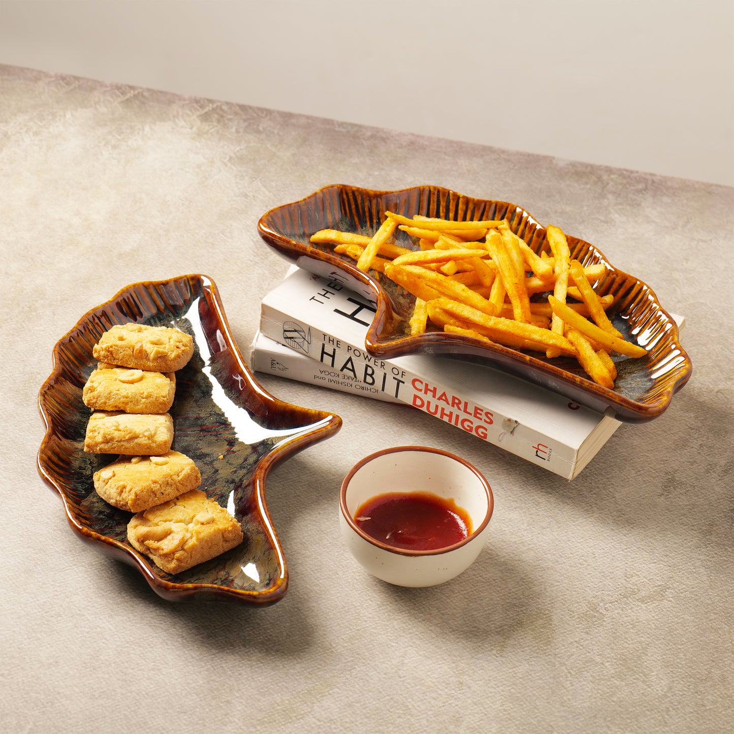 Veha Leaf Platter - 1 piece