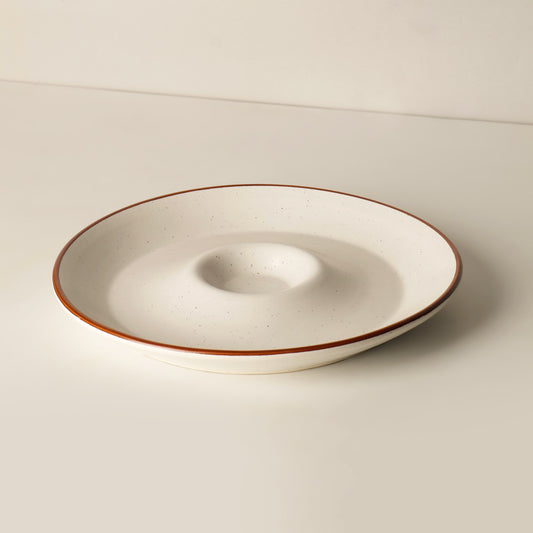 Luma Edge Chip & Dip Plate - Single