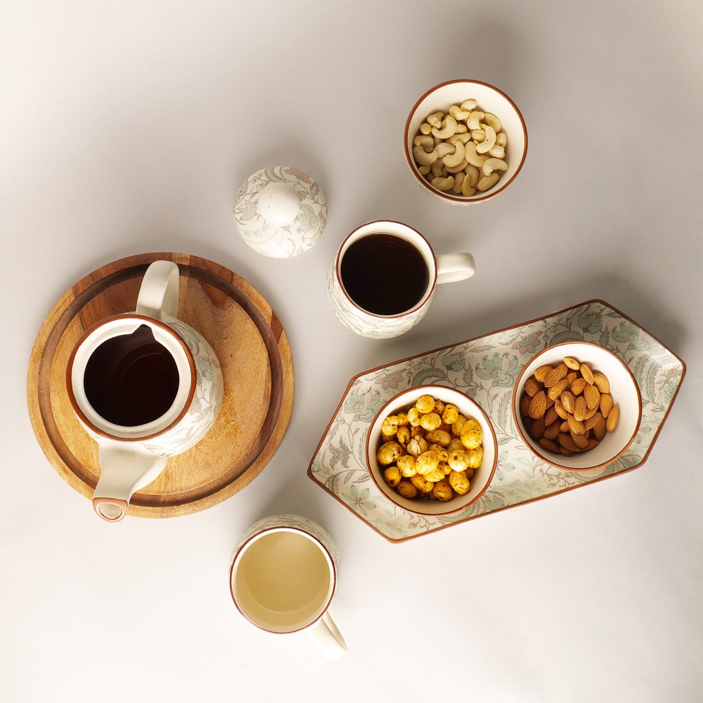 Zarafina Floral Tea Set – 7 Piece Set