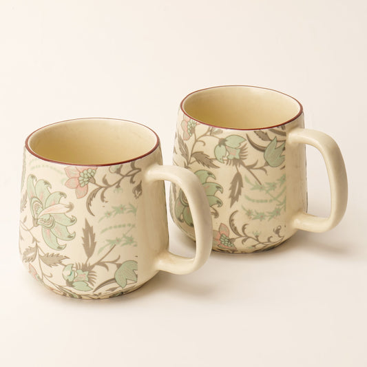 Zarafina Floral Mugs – Set of 2