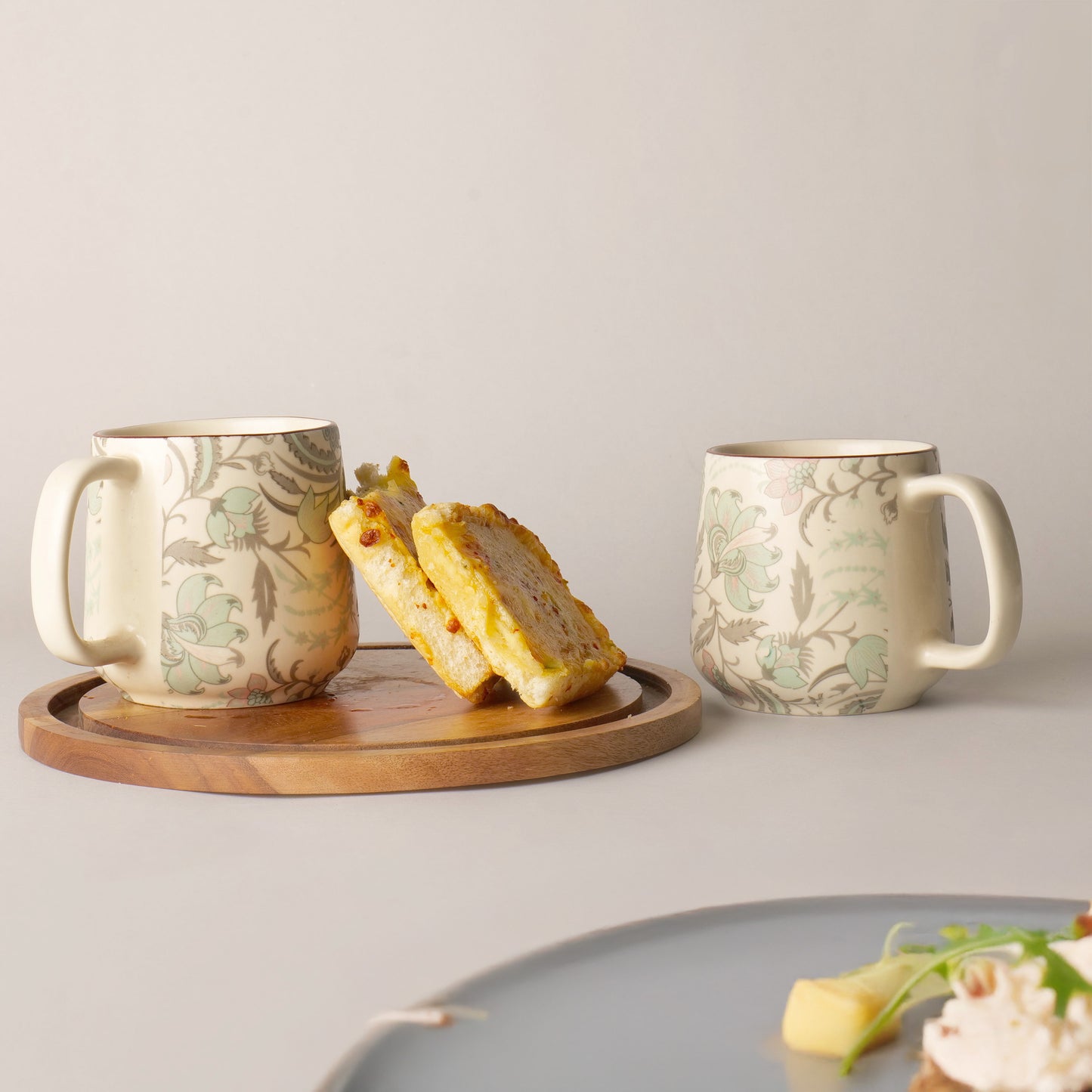 Zarafina Floral Mugs – Set of 2