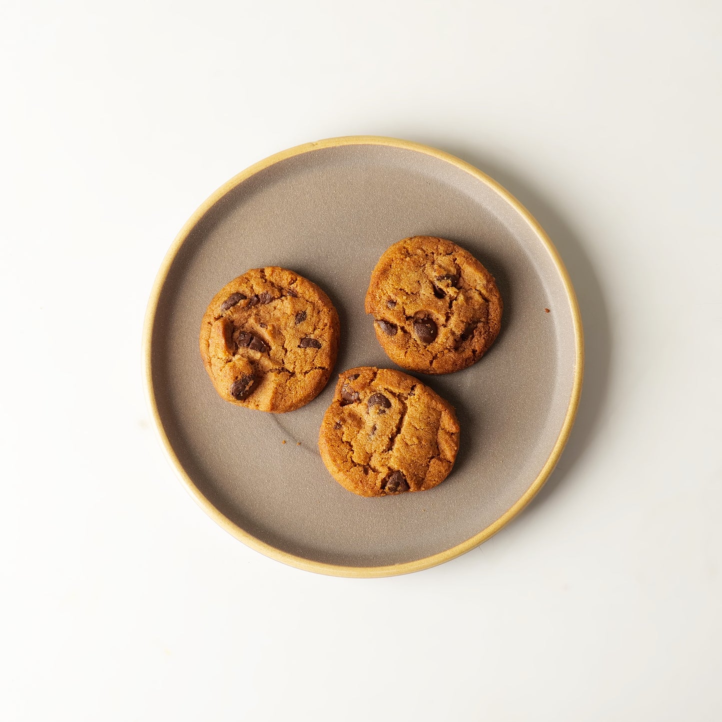 Niva Taupe Stoneware Plate - 1 piece