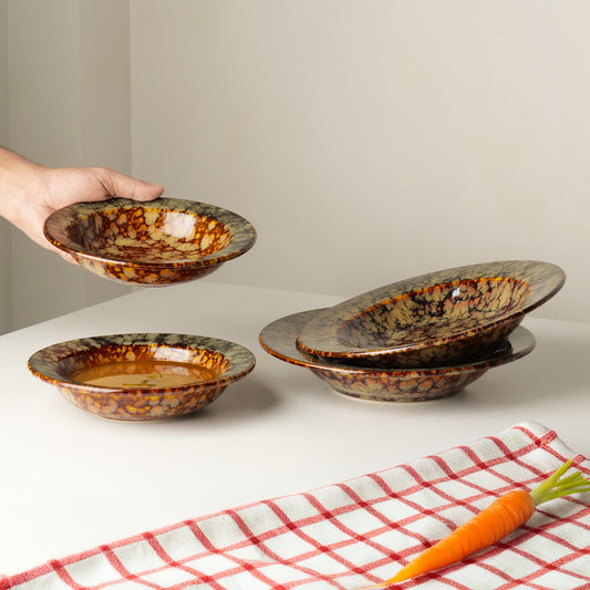 Kairo Deep Plate Set – Set of 4