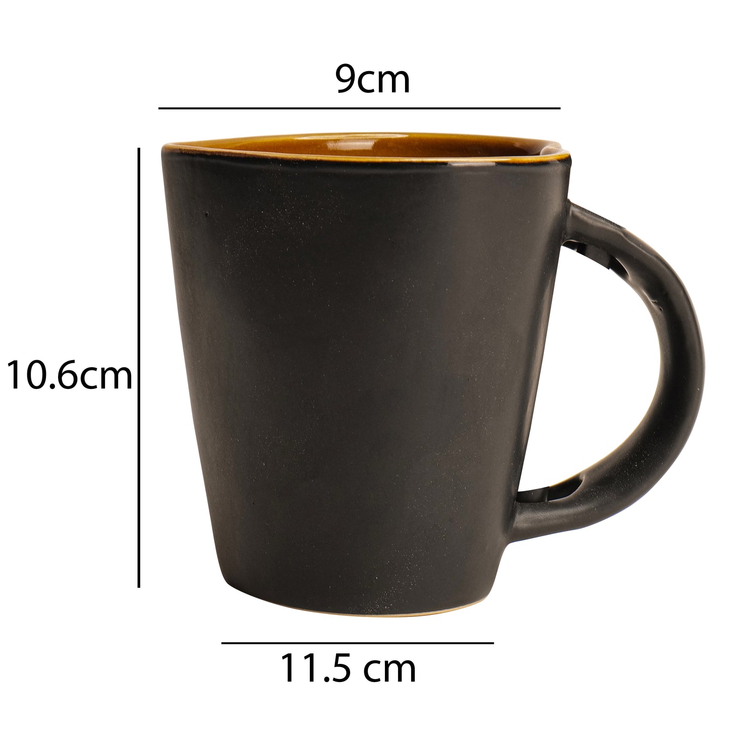 Lune Mocha Heart Mug – With Spoon