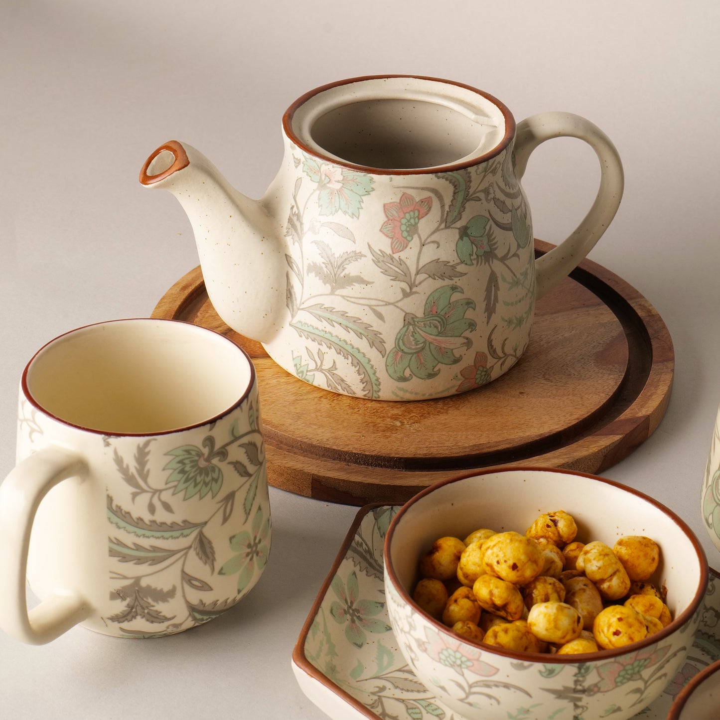 Zarafina Floral Tea Set – 7 Piece Set
