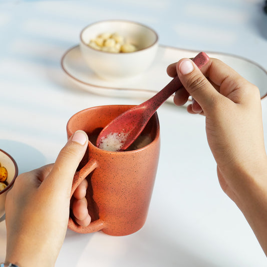 Mittiya Heart Mug – with Handcrafted Spoon