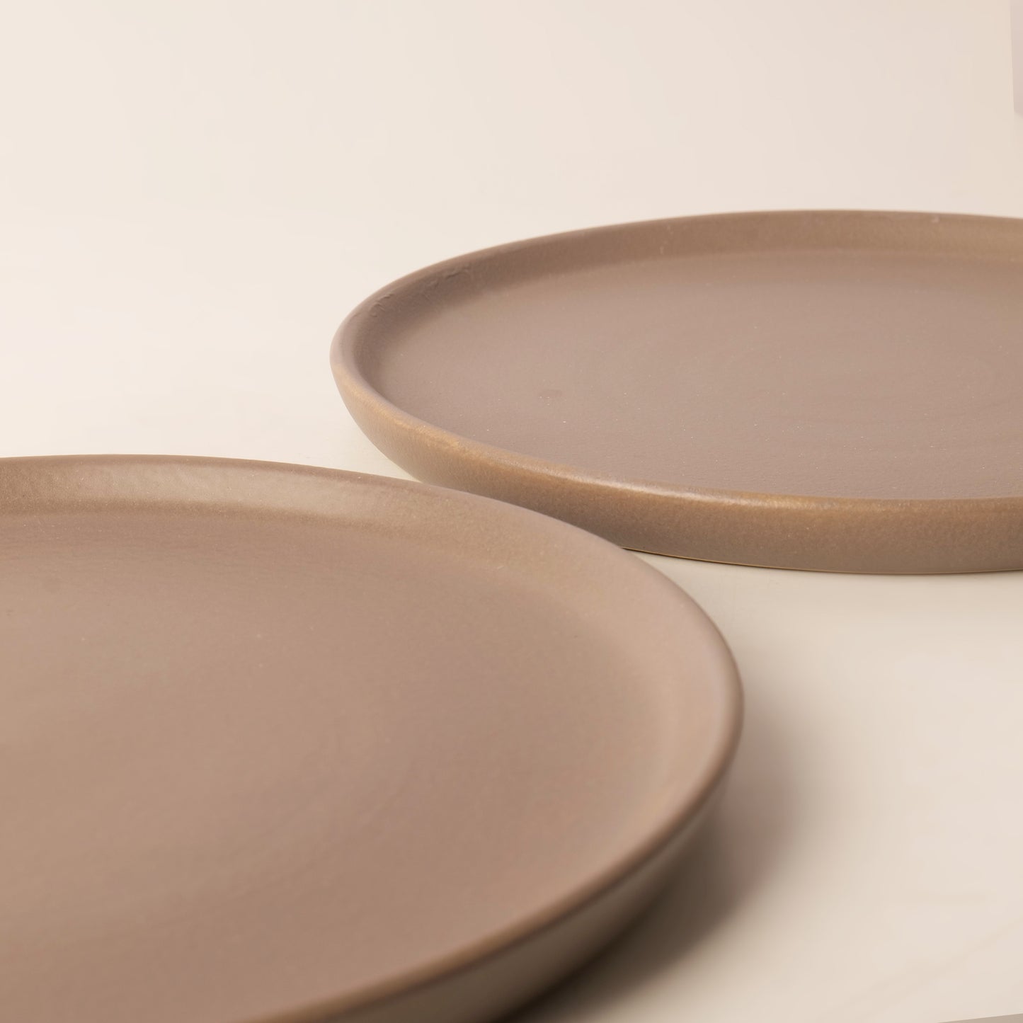 Taupe Luna Flat Plate