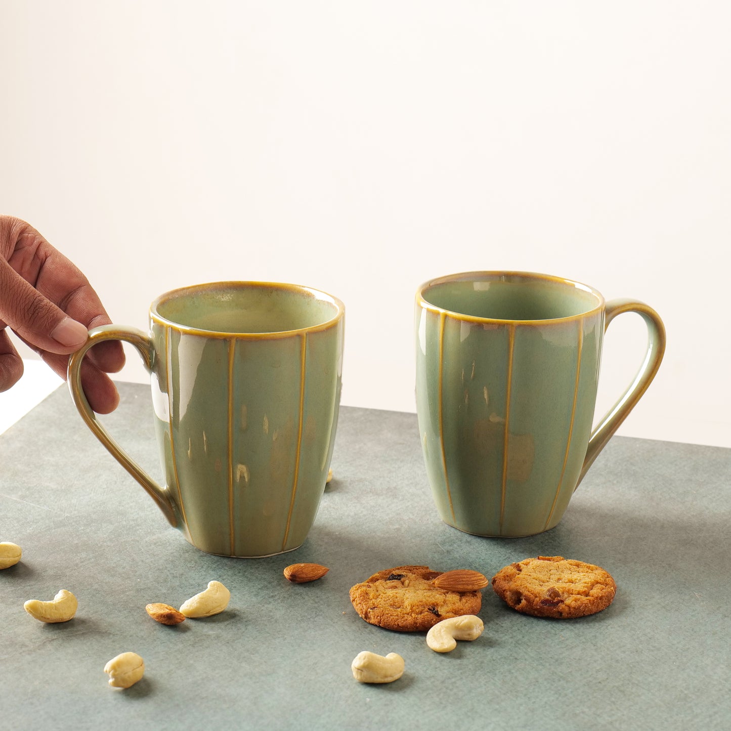 Nilja Ridge Mugs – Set of 2