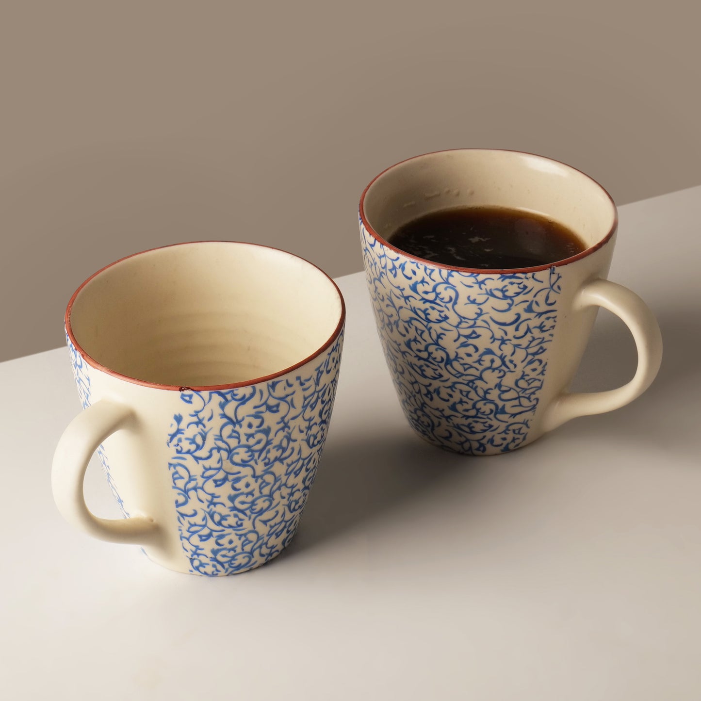 Noor Blue Mugs – Set of 2