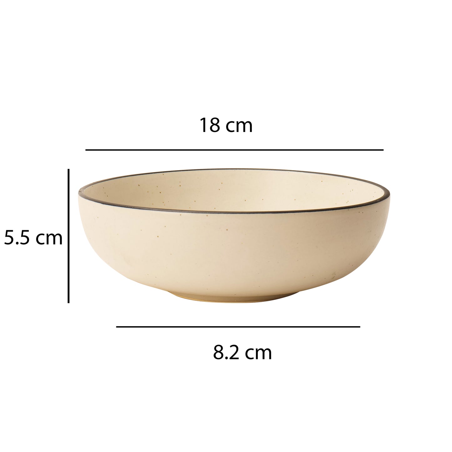 Niva Speckled Serving Bowl – Set of 2
