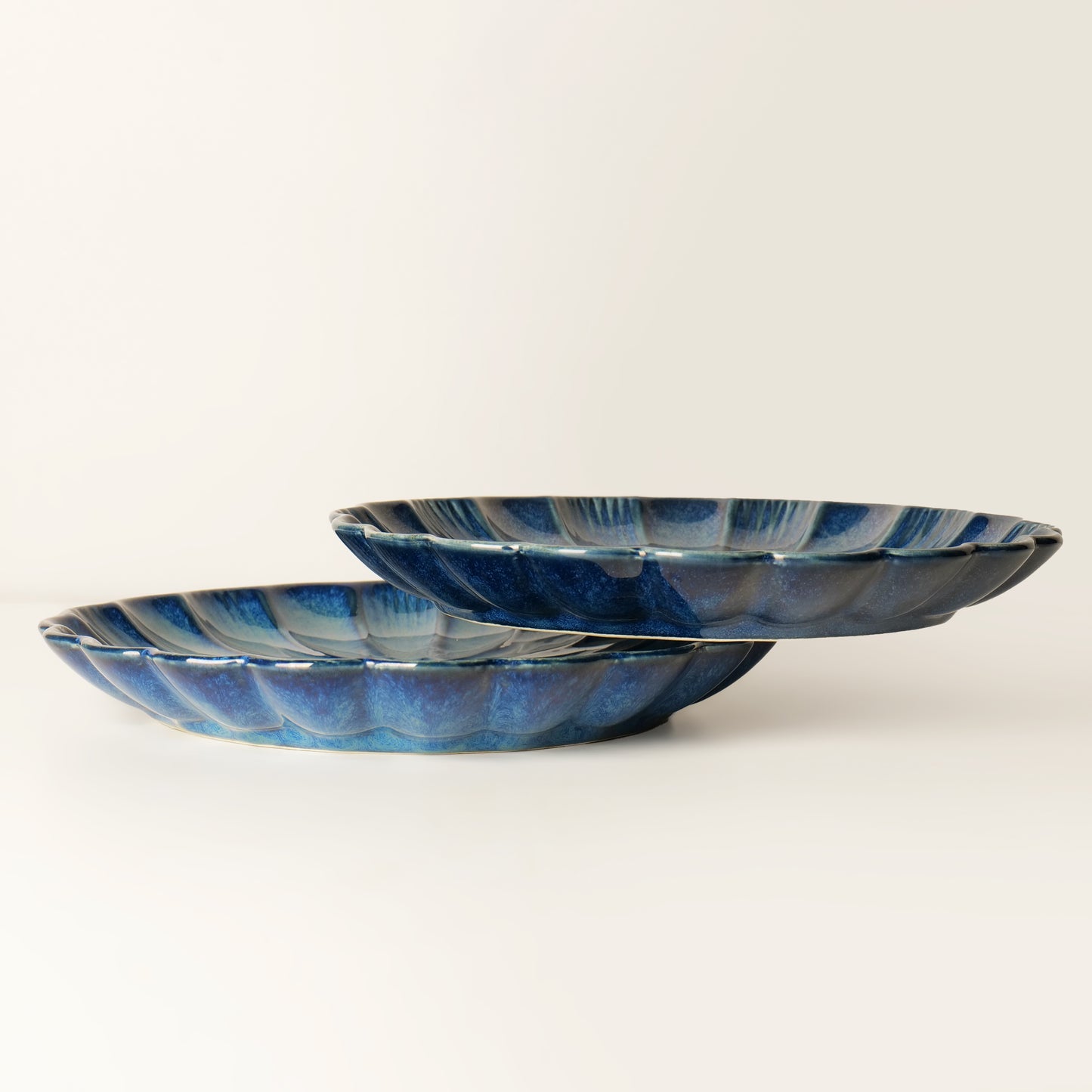 Blue Bloom Platter - 1 piece