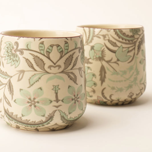 Zarafina Floral Mugs – Set of 2